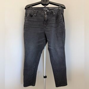 TIME AND TRU | Dark Gray Ankle Jeans Size 18P